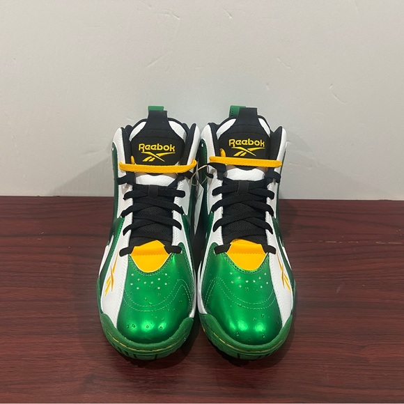 Reebok, Hurrikaze 2, GZ1566, Green, White, Yellow - Picture 10 of 15